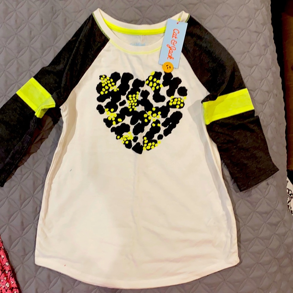 Girls 3/4 sleeve shirt